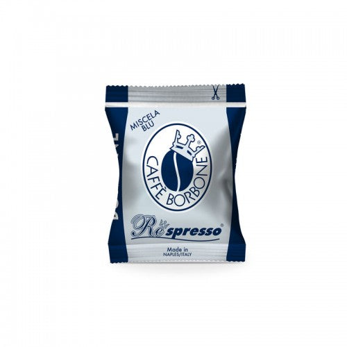 100 Capsule Caffè Borbone Respresso Blu Compatibili Nespresso