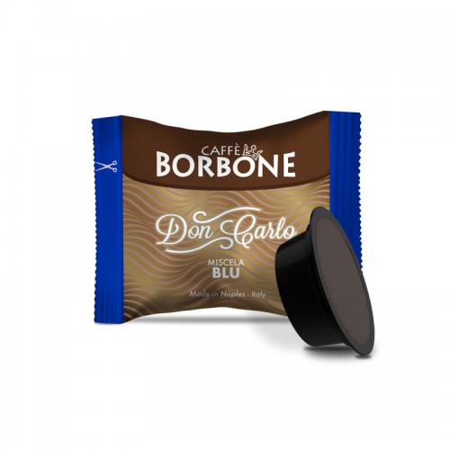 100 Capsule Caffè Borbone Don Carlo Blu Compatibili Lavazza A Modo Mio