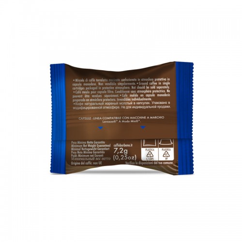 100 Capsule Caffè Borbone Don Carlo Blu Compatibili Lavazza A Modo Mio