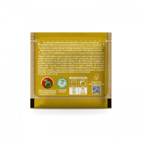 150 cialde ese 44mm Caffè Borbone Miscela Oro