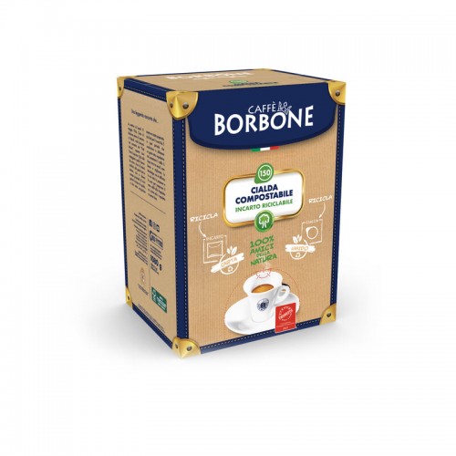 150 cialde ese 44mm Caffè Borbone Miscela Rossa