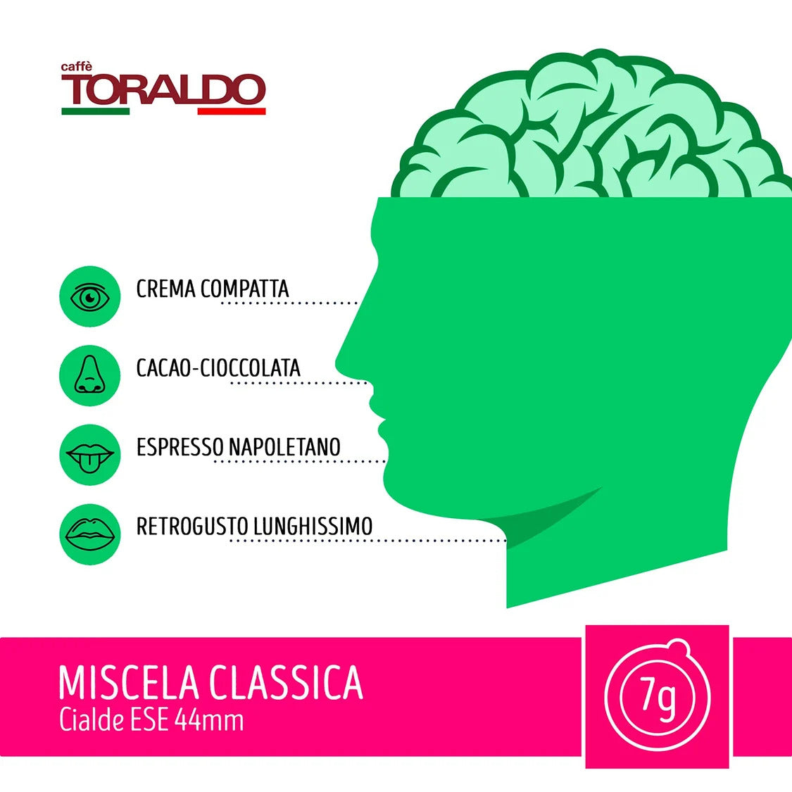 150 cialde ese 44mm Caffè Toraldo Classica