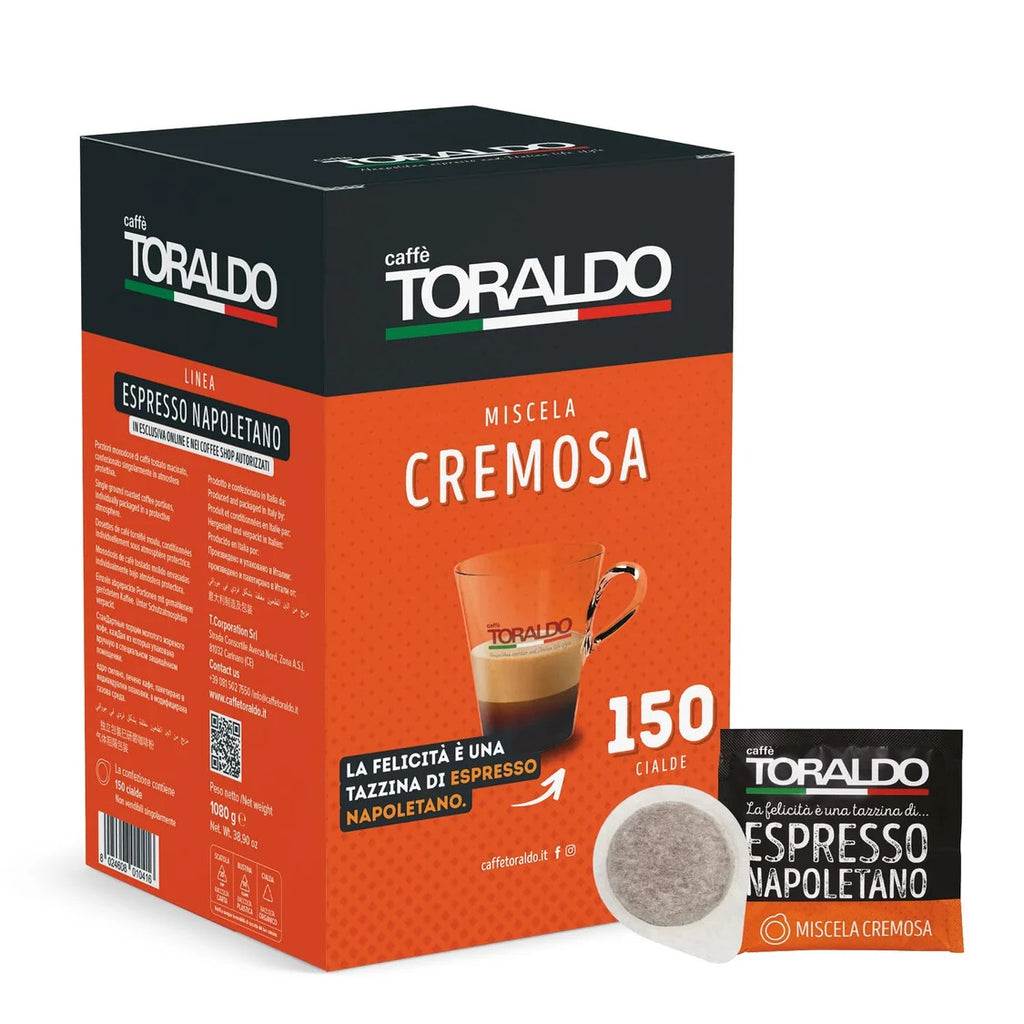 150 cialde ese 44mm Caffè Toraldo Cremosa