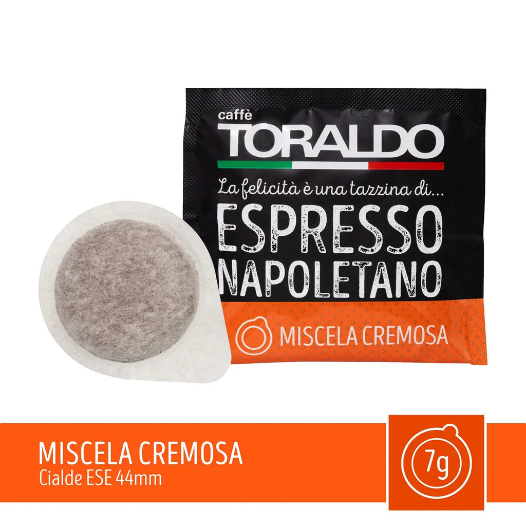 150 cialde ese 44mm Caffè Toraldo Cremosa